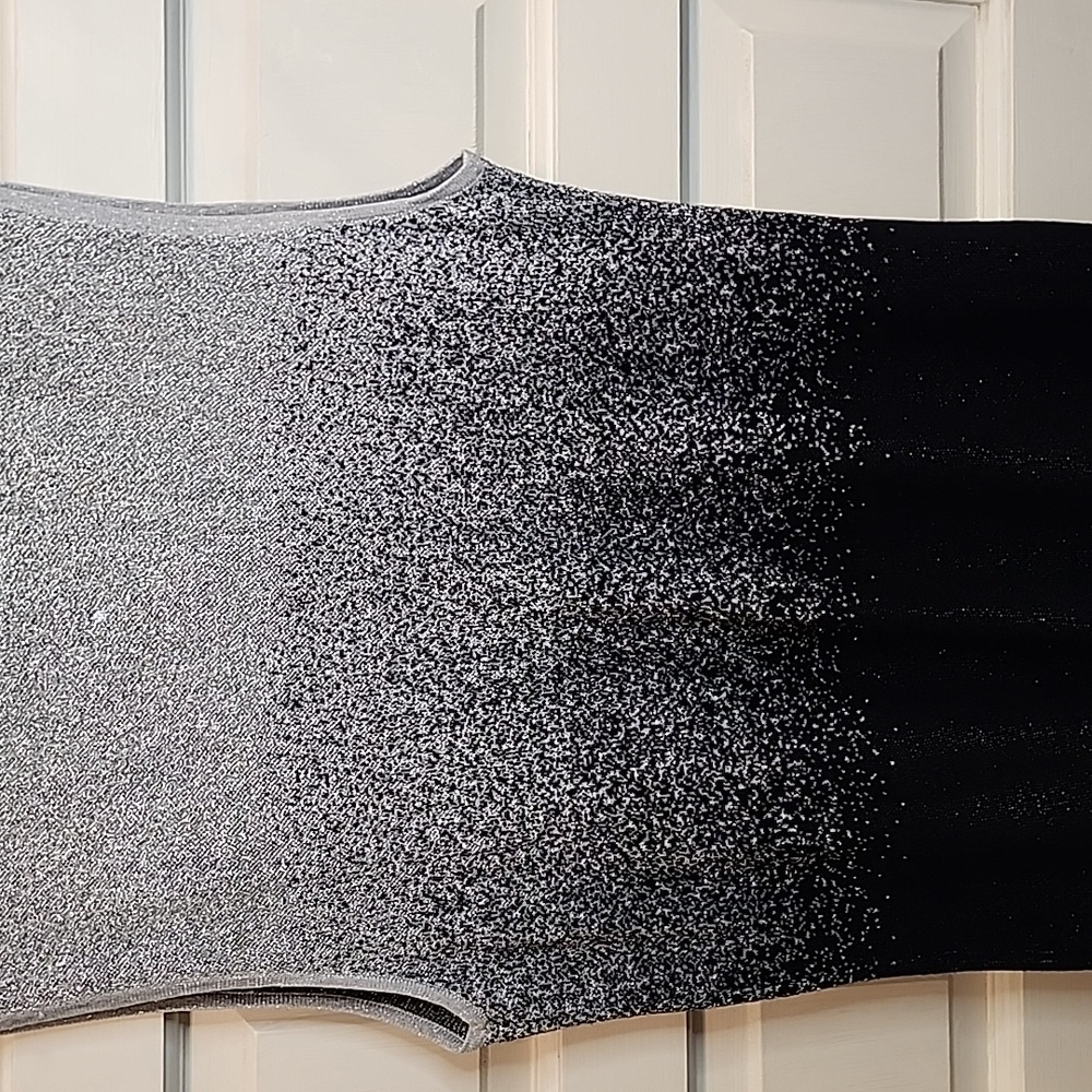Ruby Road Woman 1X Tank Top, Silver Gray To Black On The Bottom Dressy - Picture 7 of 7